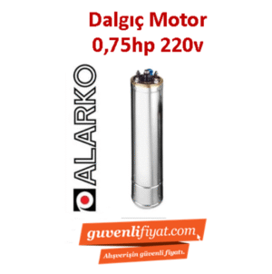ALARKO 0.75HP 220V TEK DALGIÇ MOTOR