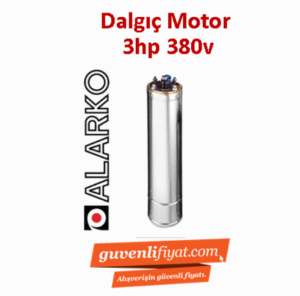 ALARKO 3HP 380V TEK DALGIÇ MOTOR