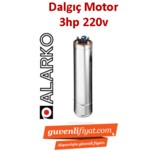 ALARKO 3HP 220V TEK DALGIÇ MOTOR