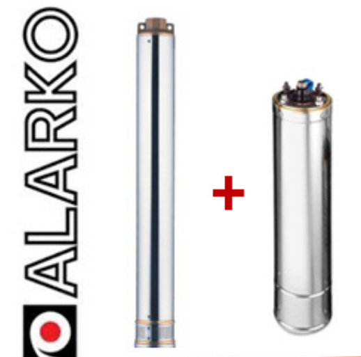 ALARKO 4SDM10/5 DMD 1Hp 220v 2” Çıkışlı 4” Derin Kuyu Sondaj Motor + Pompa